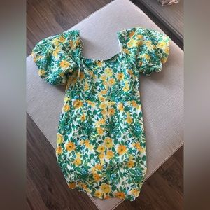 Large Floral Mini Dress